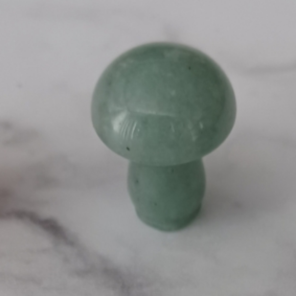 4/$40 Green Crystal Mushroom - Gemstone